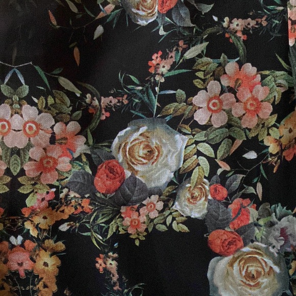 ANGELEYE LONDON BLACK FLORAL DRESS - Picture 4 of 5